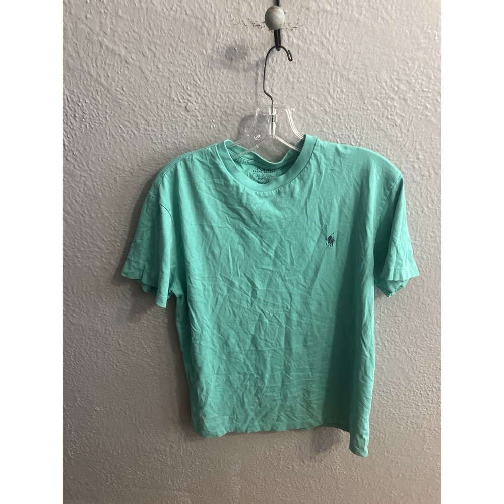 Polo Ralph Lauren Crew Neck T Shirt Mens Size Small Light Green Classic Fit